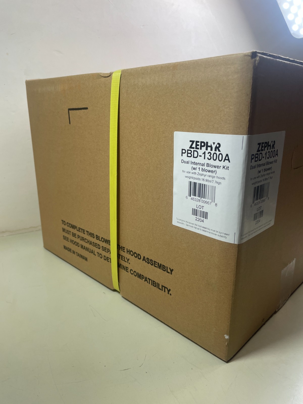 Zephyr PBD-1300A 1300CFM Dual Internal Blower Kit