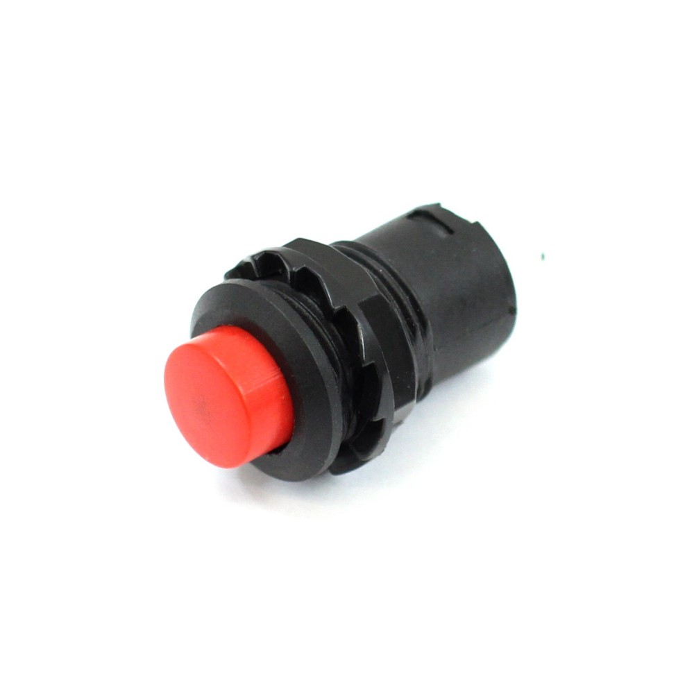 3 Pack SPST Normally On Off Open Momentary Push Button Switch Red