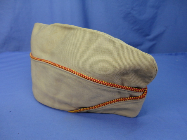 WWII US Color Piped Garrison Cap #76