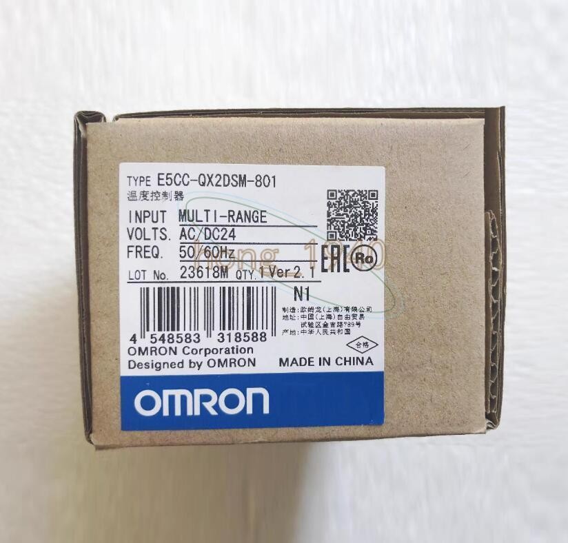 One New Omron E5CC-QX2DSM-801 temperature controller