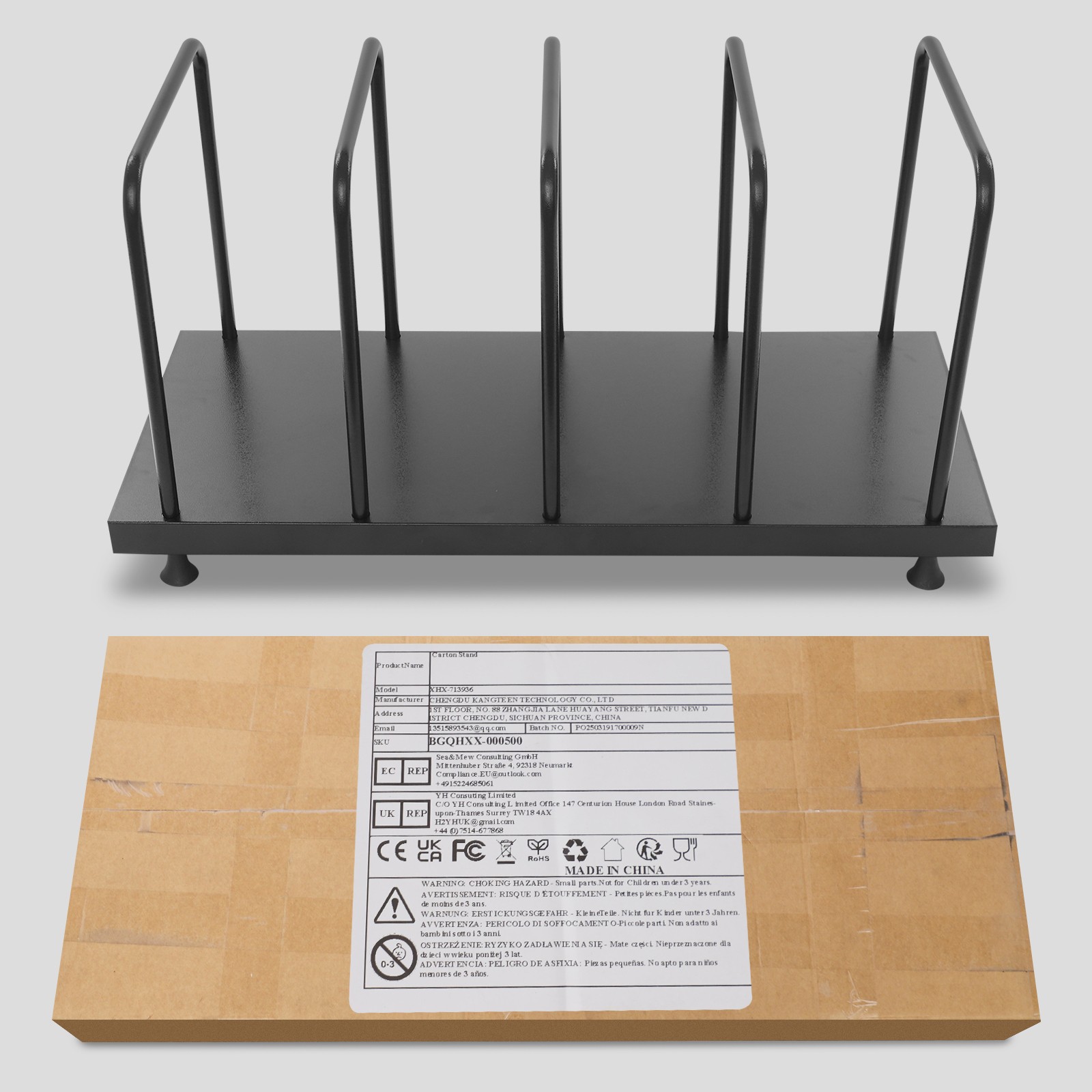 Heavy Duty Cardboard Box Stand Carton Storage Rack Cardboard Box Storage Rack