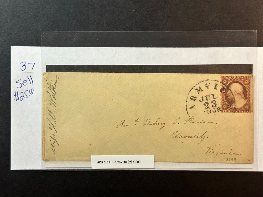 Scott # 26   Cover  2024 Scott Catalogue Value $