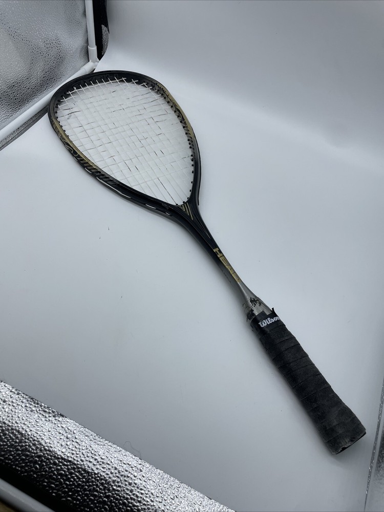 Head Pyramid Power 170 Squash Racket Black & Gold / Case