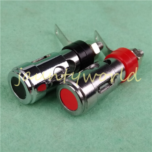 2PC Spring Load Speaker Banana Amp Terminal Binding Post