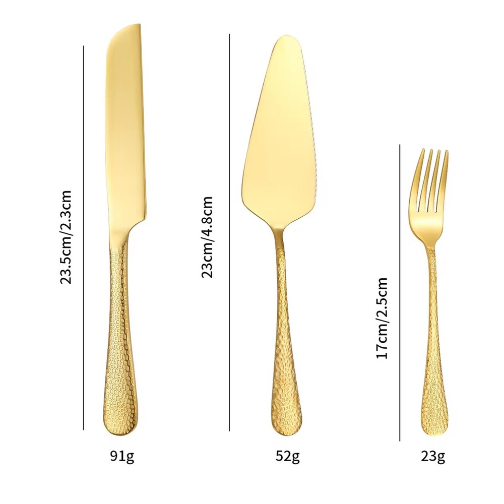 Personalized Wedding Cake Cutting Set Server Knife&Forks Anniversary Cake Knife
