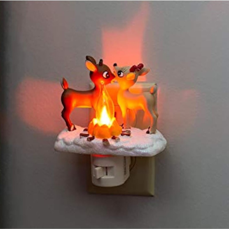 Christmas Reindeer Campfire Nightlight