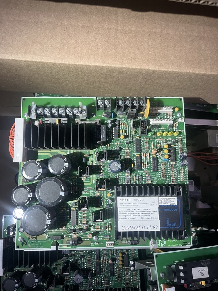 Notifier MPS-24A Fire Alarm Control Panel Board Control Panels & Keypads
