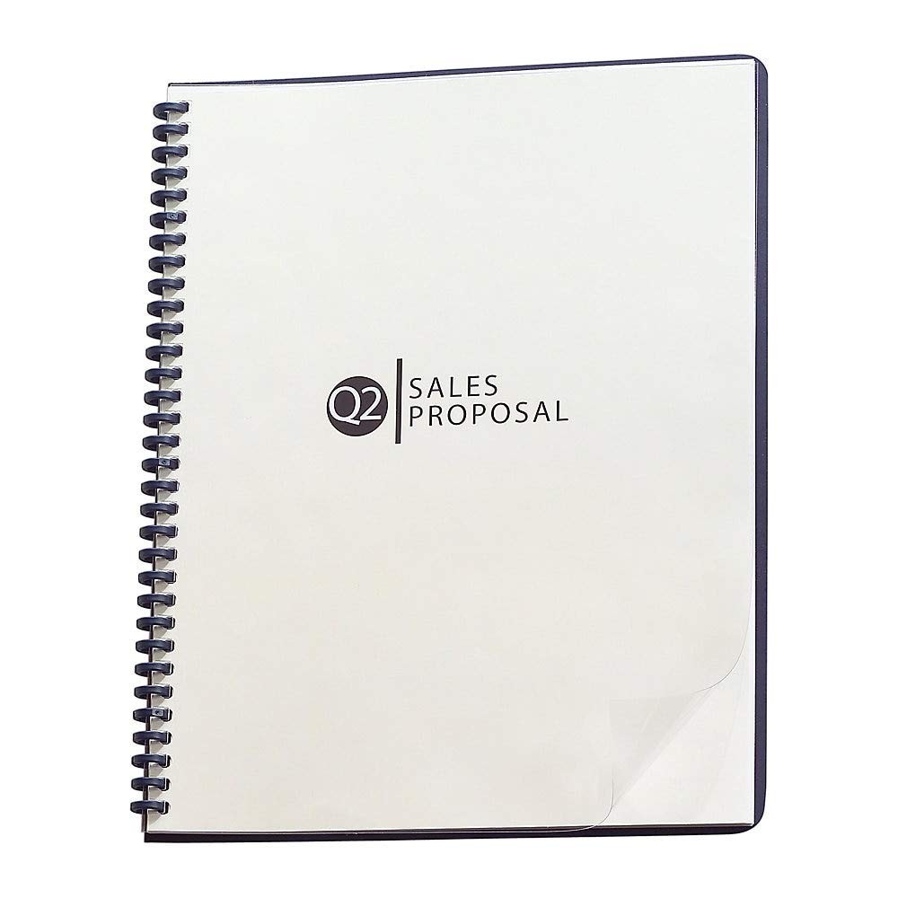 Clear View Covers For Proclick Binding 25 Pack 8.5 X 11 Sturdy Plastic