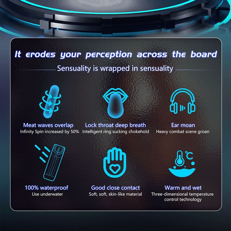 Automatic Masturbator Thrusting Sucking Vibrating Heating Male Stroker-Lubricant