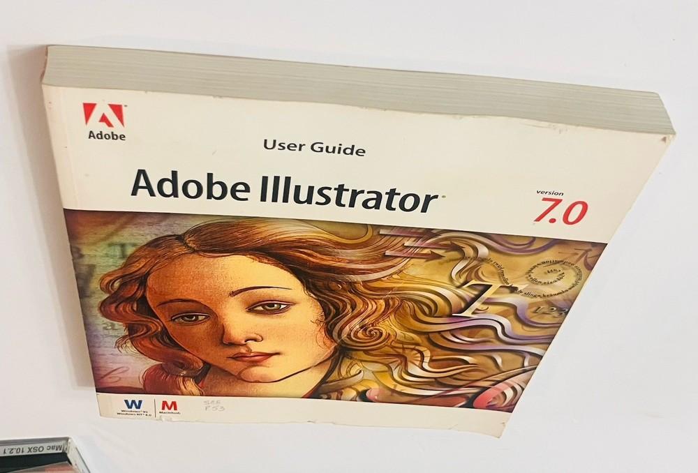 Adobe Photoshop 7.0 Upgrade CD Mac w/ Serial, User Guide + Illustrator 7.0 Disc