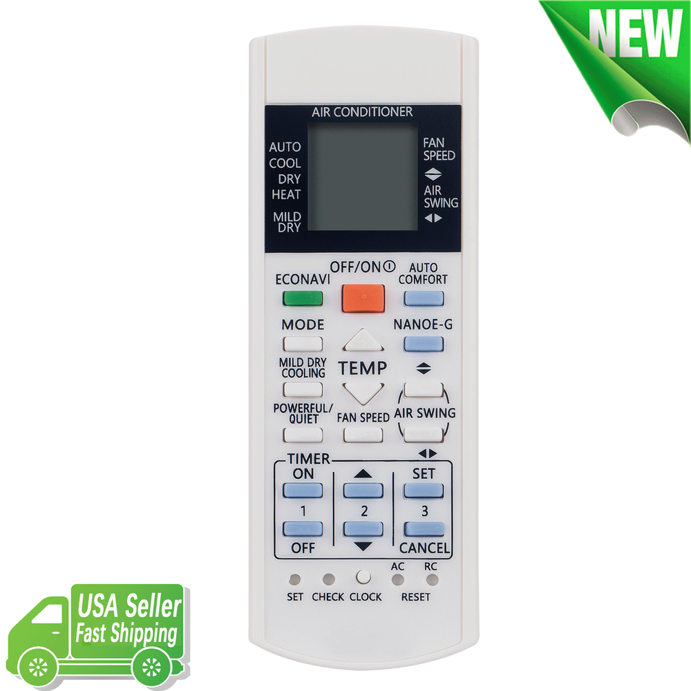 A75C3300 Replace remote control For Panasonic AC Air Conditioner A75C3208