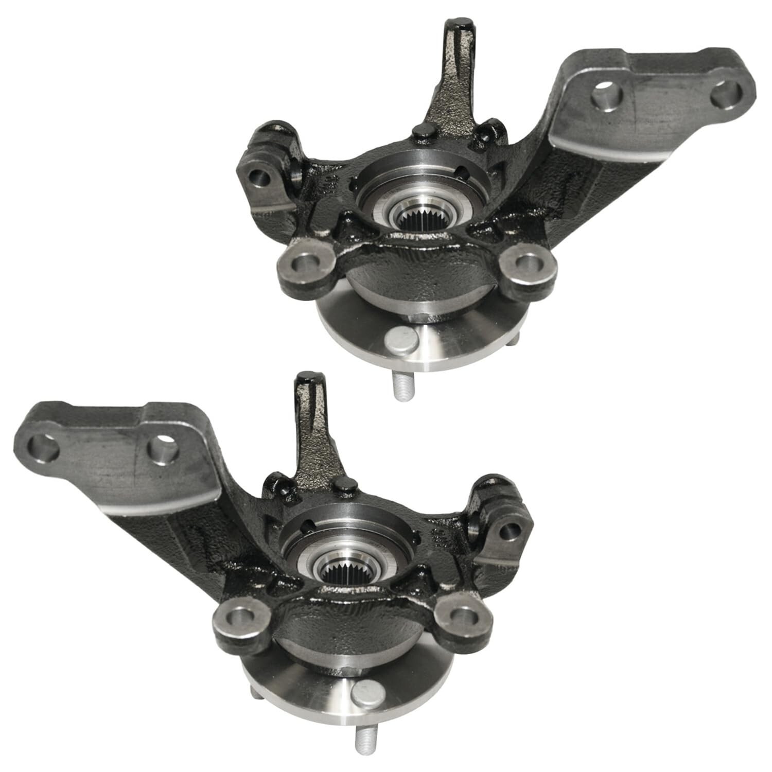 Pair Front Knuckles Wheel Bearing Hub Assembly for 2013 - 2019 Nissan Versa Note