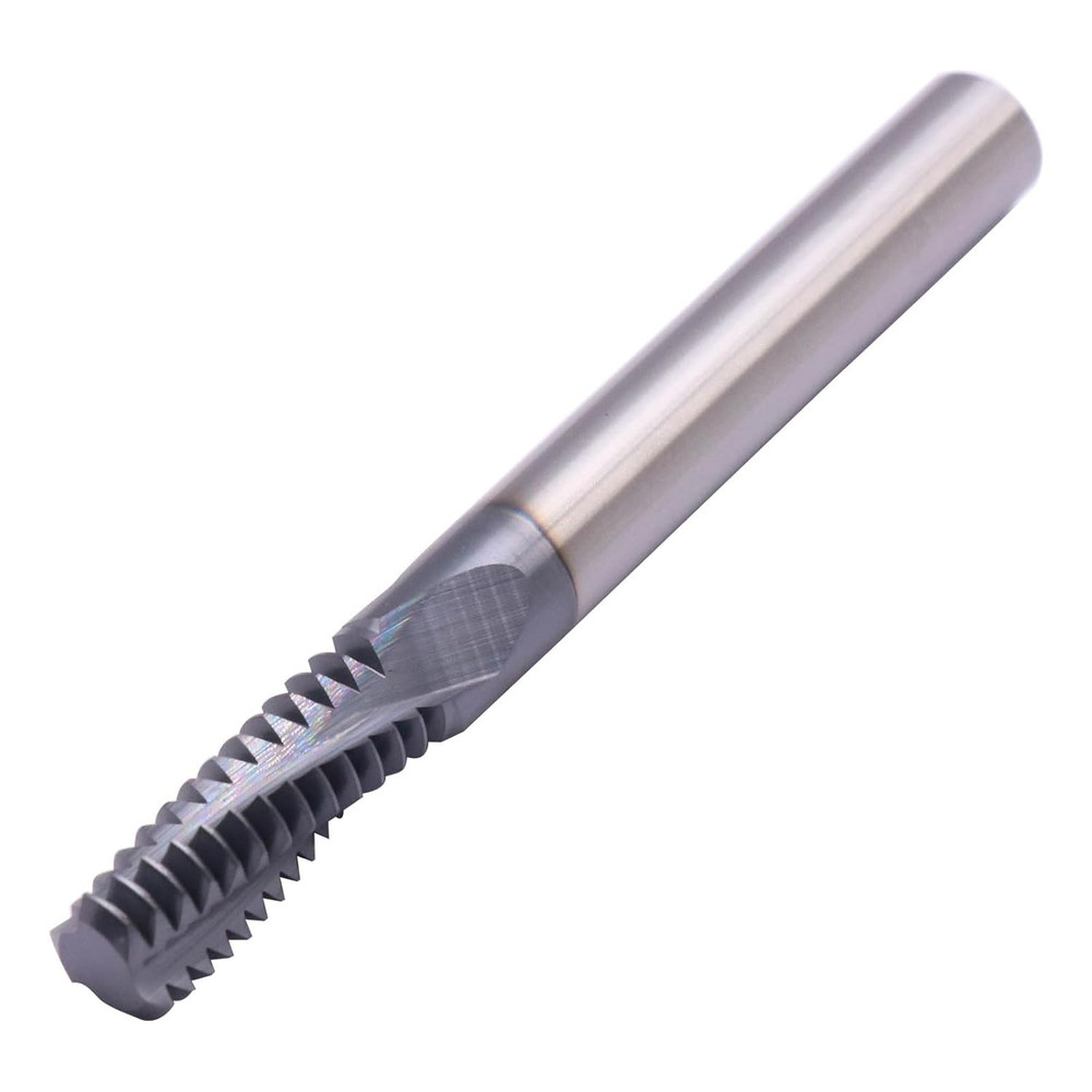 7/16-28 UN Solid carbide THREAD MILL Full Teeth- TiALN COATED