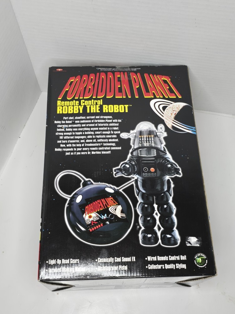 Trendmasters • Forbidden Planet • Robby The Robot • Wired Remote • Untested