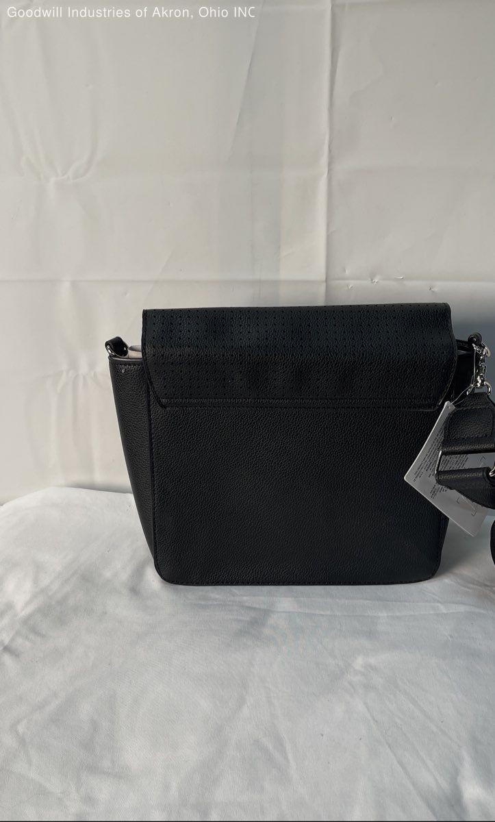 New Disney Black Mickey Mouse Head Crossbody Bag Silver Hardware NWT