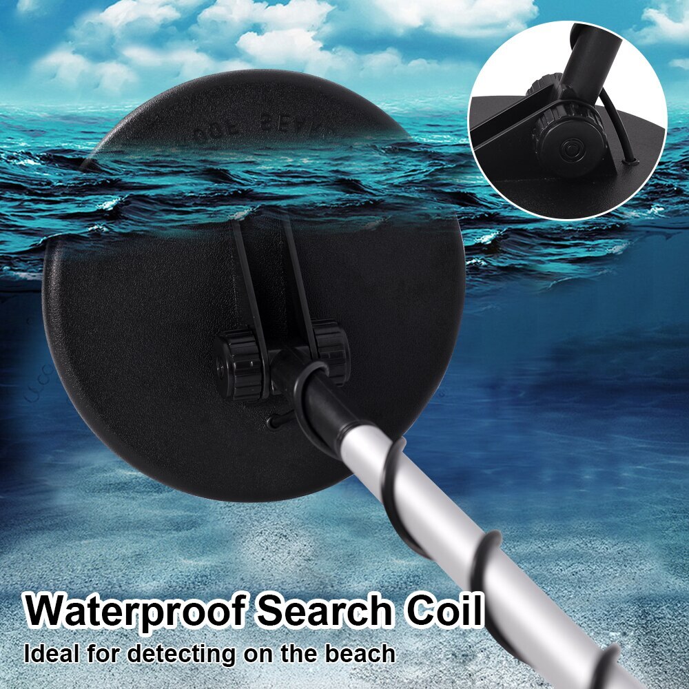 Underground Metal Detector Gold Digger Hunter Deep Sensitive Waterproof Coil