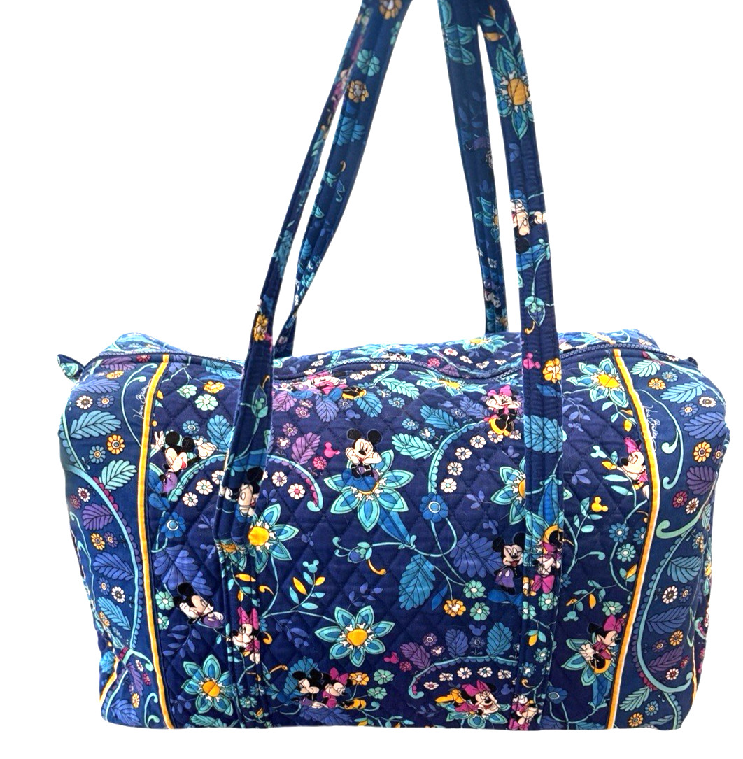 Vera Bradley Disney Parks Dreaming Of Mickey Large Duffel Travel Bag 22" NWOT