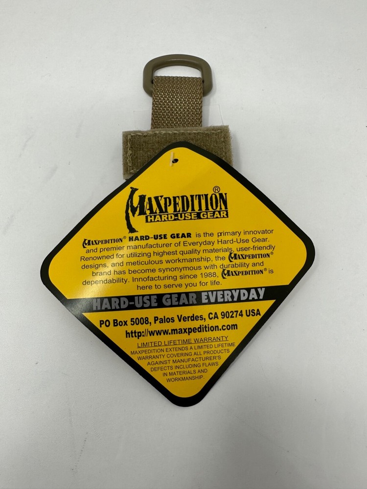 Maxpedition Tactical T-Ring | Khaki - NWT