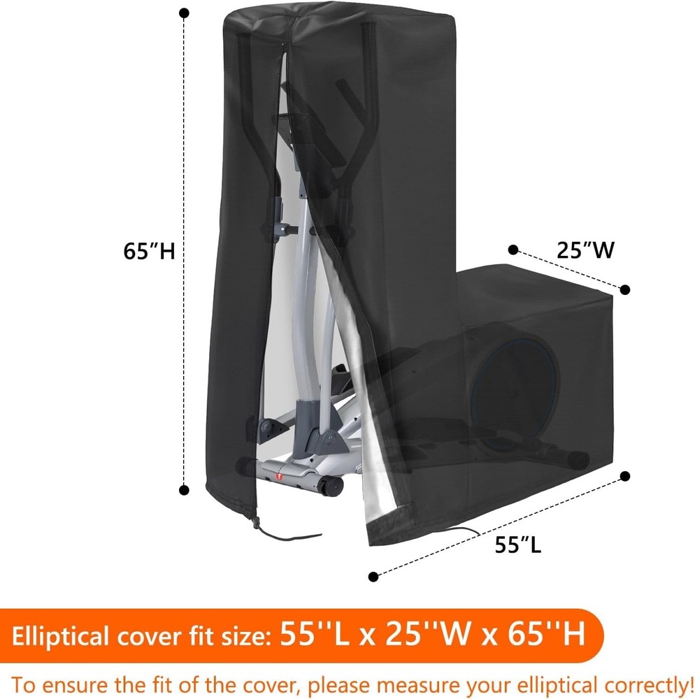 Elliptical Cover, Waterproof & Dustproof Elliptical Exercise Machine Cover fo...