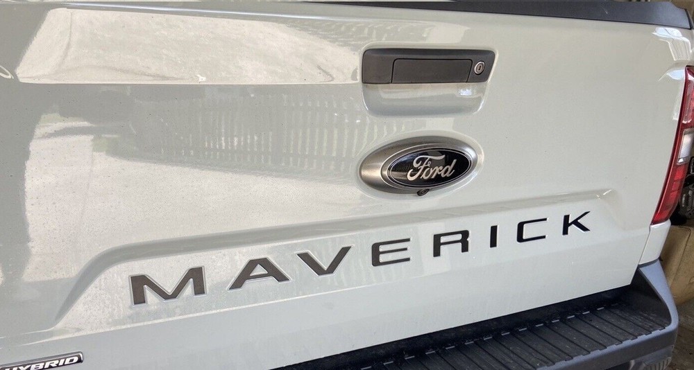 For 2022-2026 Ford Maverick Tailgate Letter Overlay Decals Insert Inlay