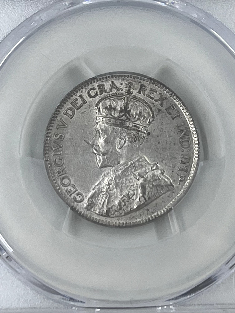1918 25C PCGS Au55 Canada