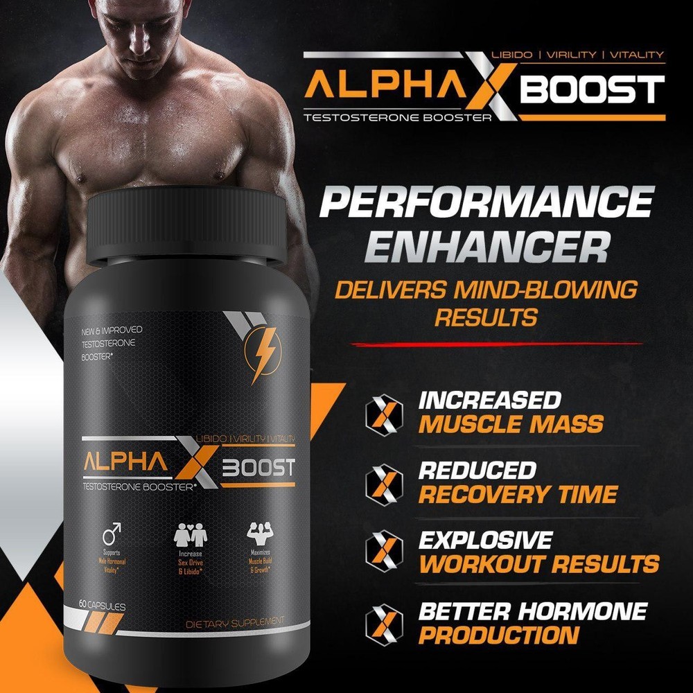 Alpha X Boost - Optimum Performance Technology - Natural Testosterone Booster