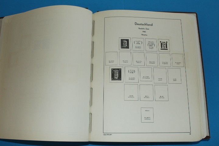 Germany Zones Locals 1945 Lighthouse Specialty Springback Album BlueLakeStamps