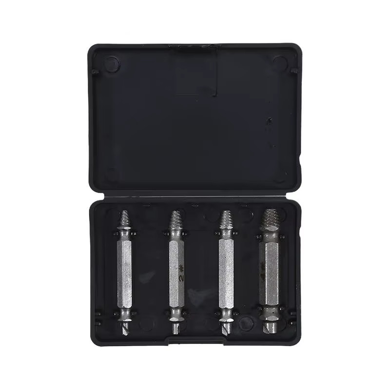 4 x Screws Studs Extractor Broken Damaged Bolts Screw Remover Puller Tool Set