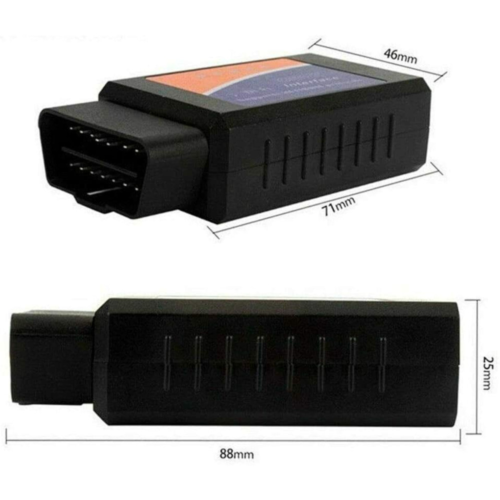 Bluetooth OBD2 OBDII Car Diagnostic Scanner Auto Fault Code Reader Tool ELM327