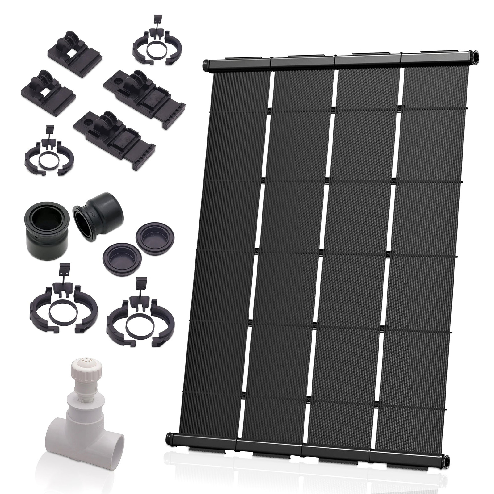 Industrial Grade Solar Pool Heater DIY Kit - Advanced High-Wind Mounting System