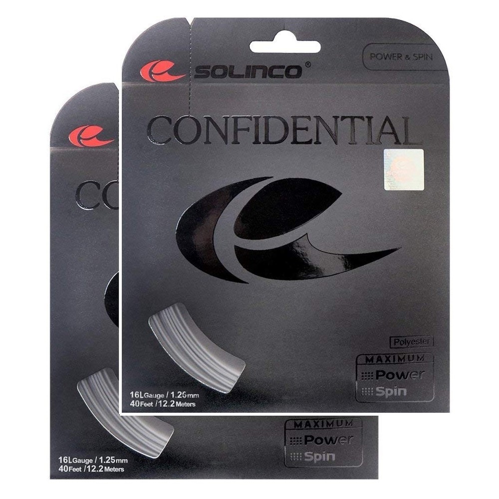 Confidential Tennis String - 2 Pack - 16L (1.25)