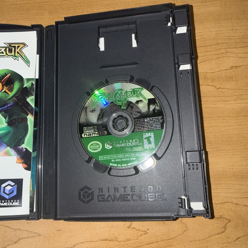 Original Authentic Case, Manual, and Inserts _ Soul Calibur II Disc Doesn’t Work