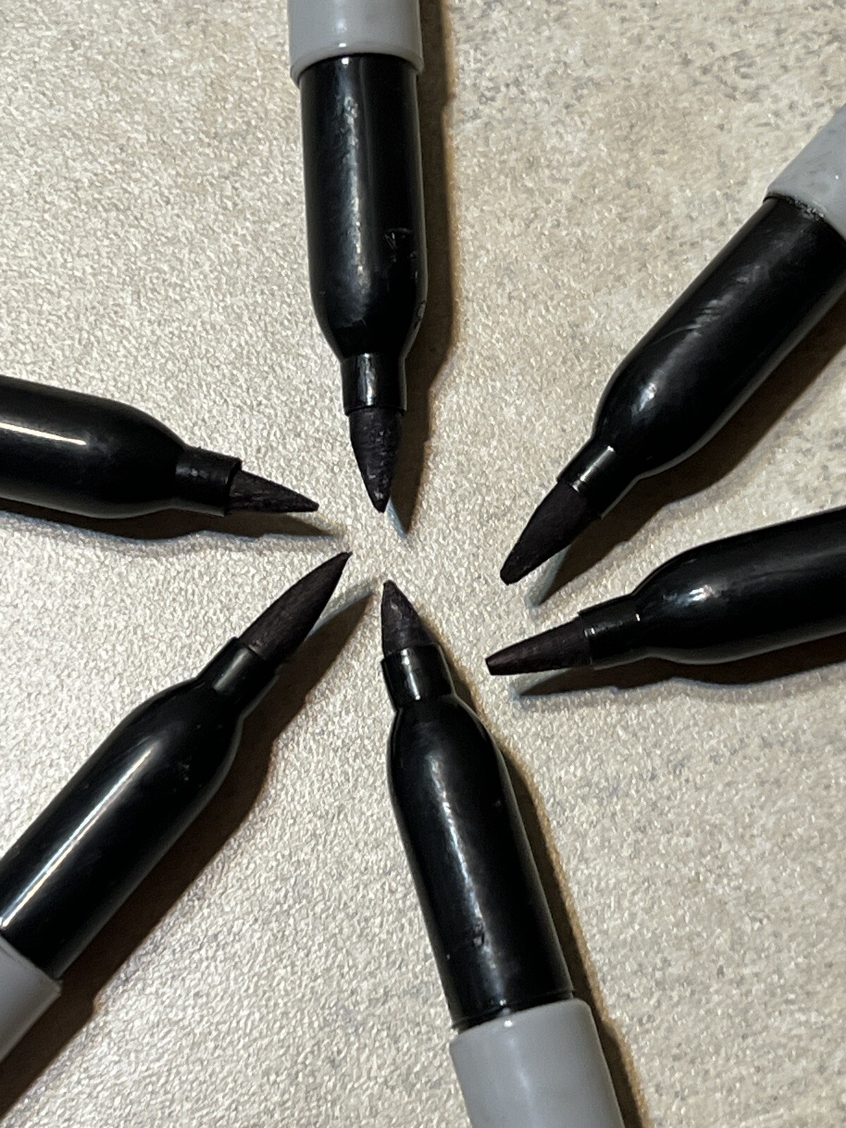 2 Self Defense Tactical Sharpie pens with G10 point EDC. Free Shipping!