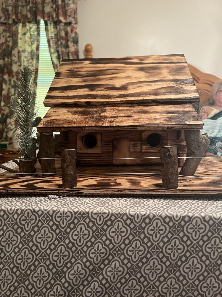 Hand Crafted Oak Bird House