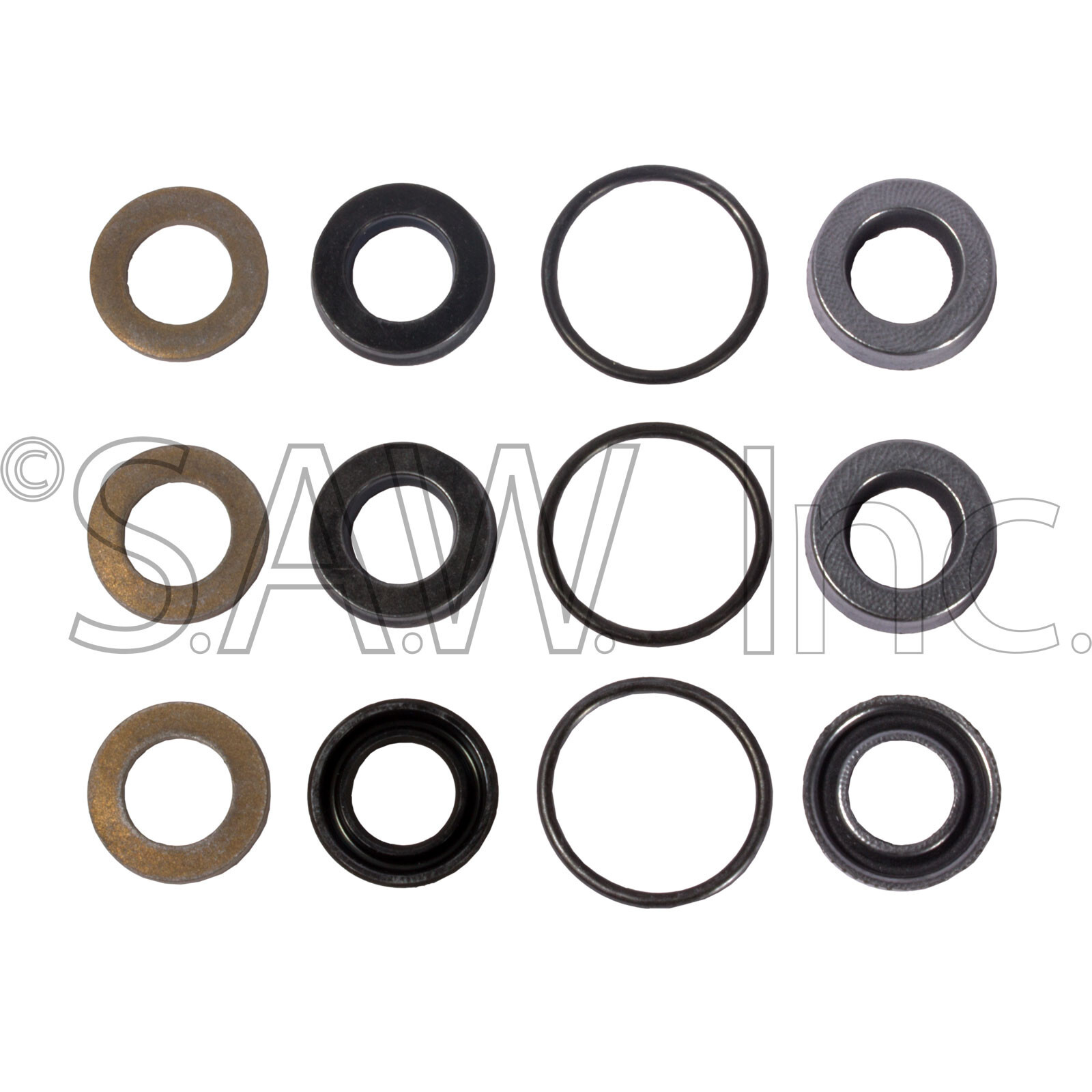 7105742 OEM Water Seal Kit High and Low Pressure 12MM Pressure Washer Pump Seals