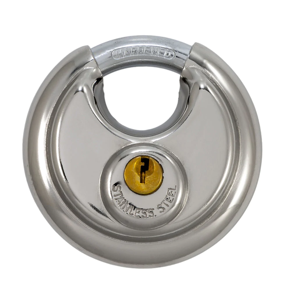 PACLOCK's Disc Padlock PRO™ Series, High Security 6-Pin Cylinder, Keyed Diff