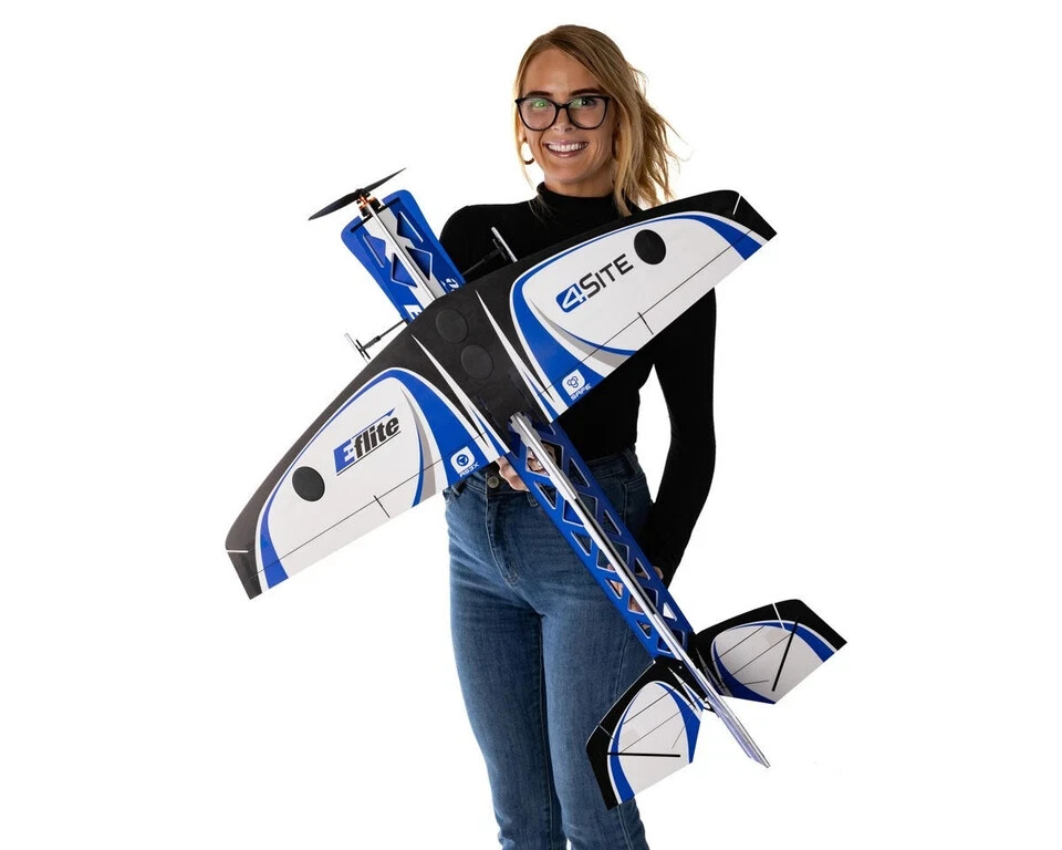 E-flite EFlite 4-Site 3D FF (Flat Foamy) BNF Bind-N-Fly Basic Electric Airplane
