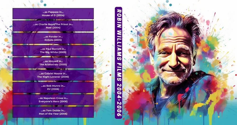 Robin Williams Collection - Custom Blu-ray Covers & Empty Cases