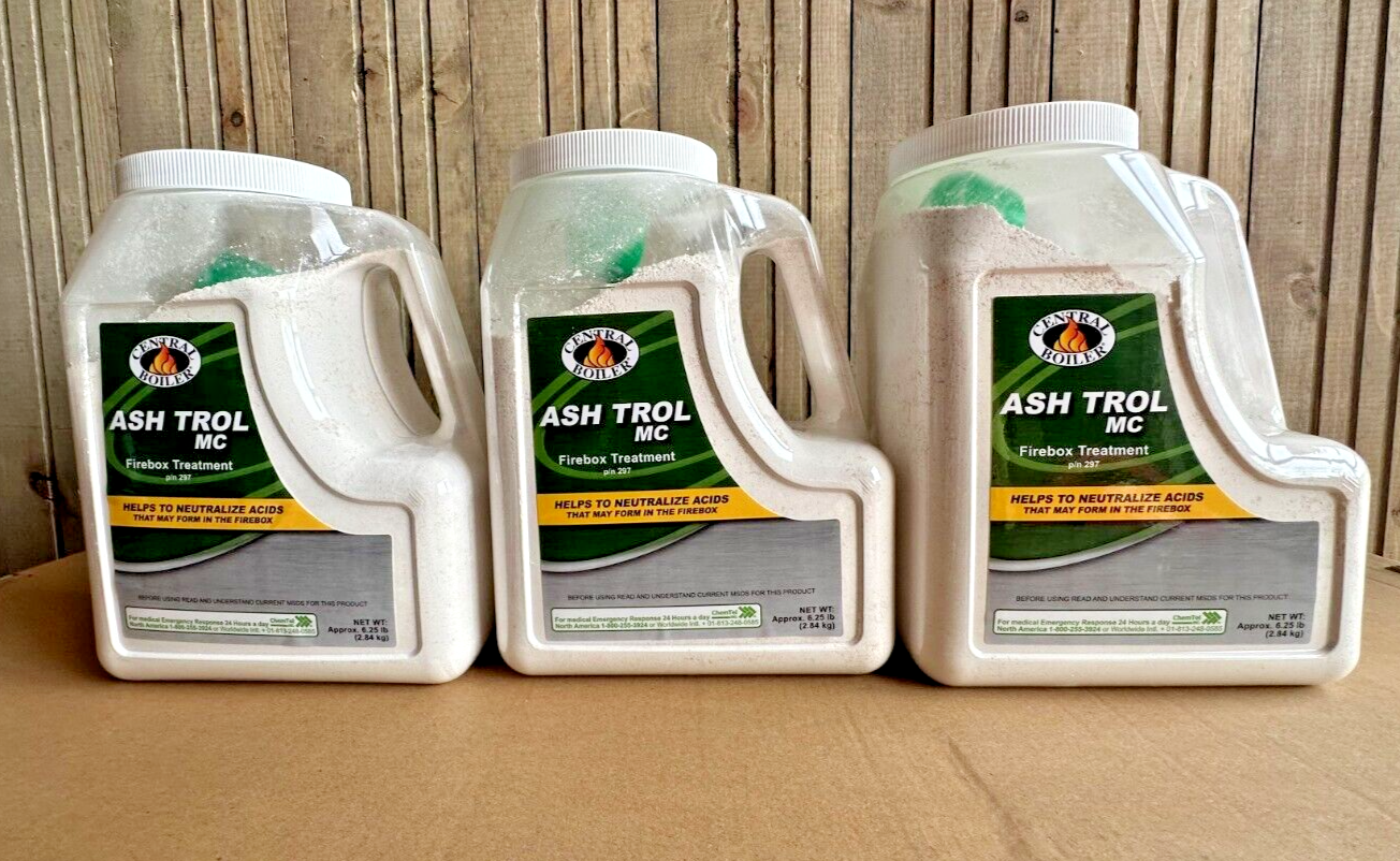 Ashtrol, Central Boiler, Firebox Treatment. Qty (3), p/n 297. Save on Shipping!