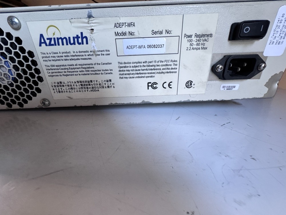 Azimuth Adept-Wfa Wi-fi Alliance Test Tool
