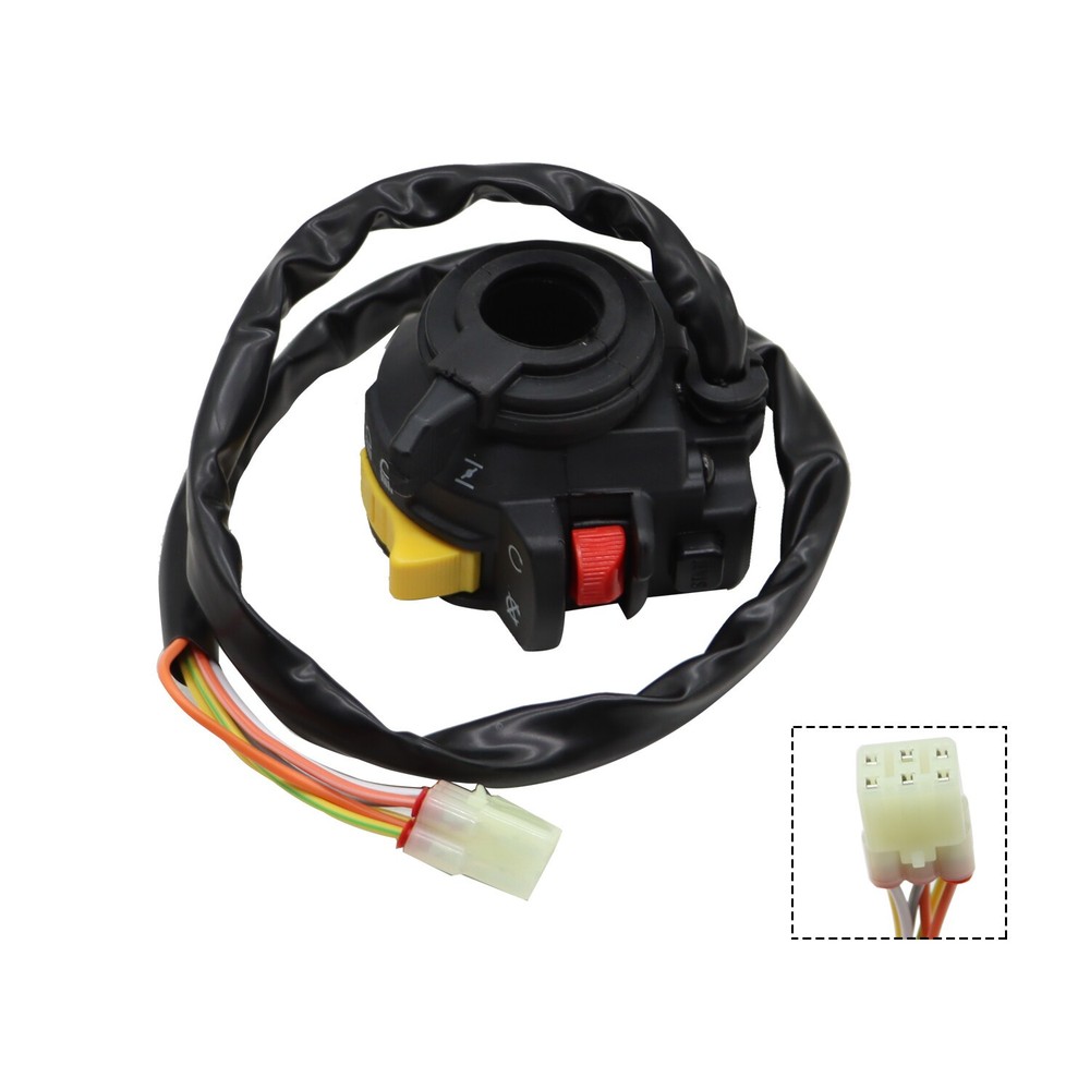 Left Handlebar Switch Start/Stop Headlight for Suzuki Kingquad 400 LTA400 LTF400