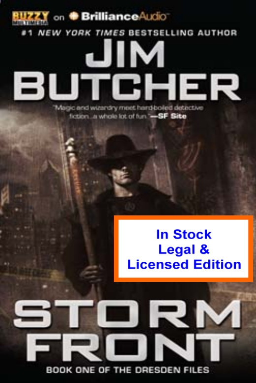 Storm Front Audiobook by Jim Butcher - Read by James Marsters