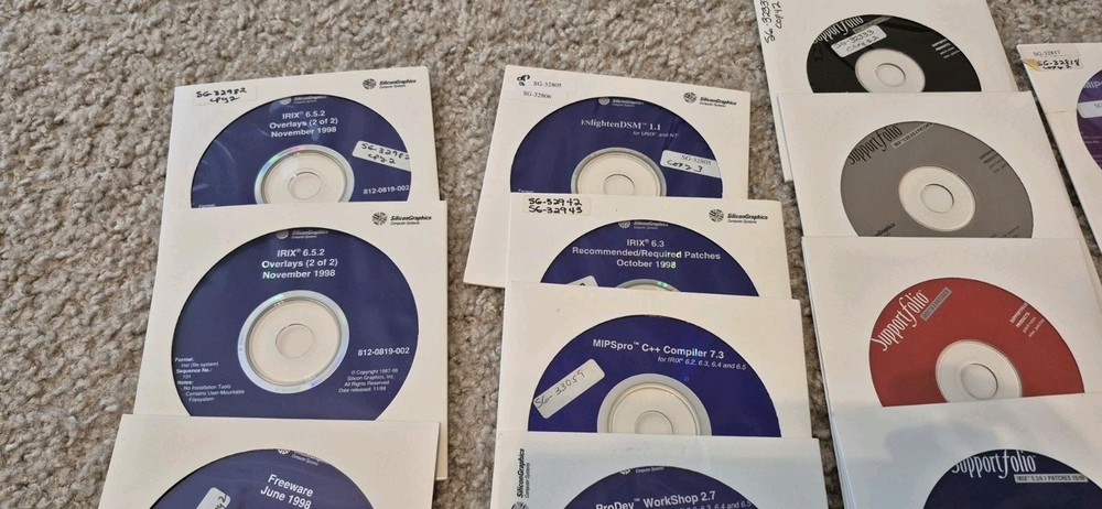 SGI Silicon Graphics IRIX Software Lot #3 , Untested
