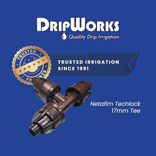 TechLock 17mm Tee – Durable 3-Way Compression Fitting for Drip Irrigation 25