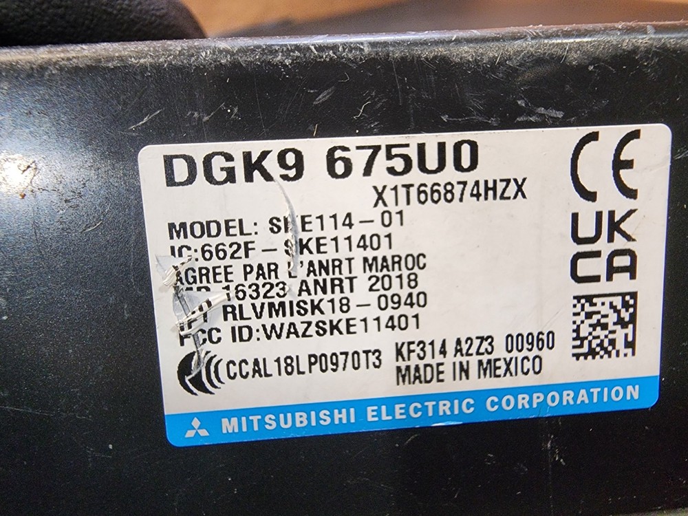 2022 MAZDA3 SMART KEY KEYLESS ENTRY COMPUTER CONTROL MODULE OEM DGK9 675U0
