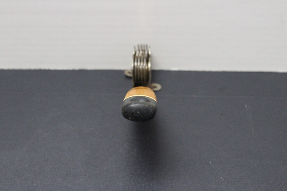 Vintage A&J Ekco Wood Handled Pull Through Knife Sharpener