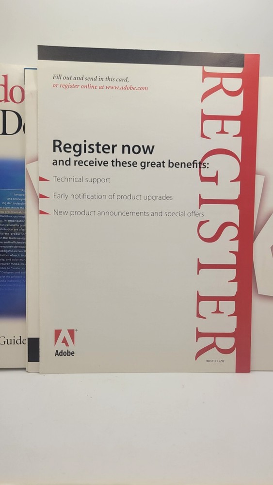 Adobe InDesign 1.0 For Macintosh Full Version Big Box Apple Computer USED READ