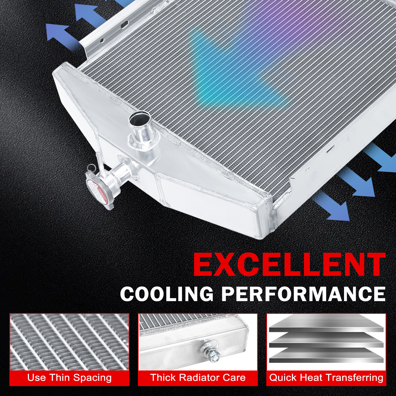 Full Aluminum Radiator Fits Lincoln Welder 200 250 AMP SA200 H19491 & G10877198