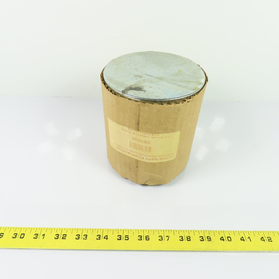 Filter-Mart 33-2311 Hydraulic Filter Element 3" x 2-1/2" Threaded Stainless Mesh