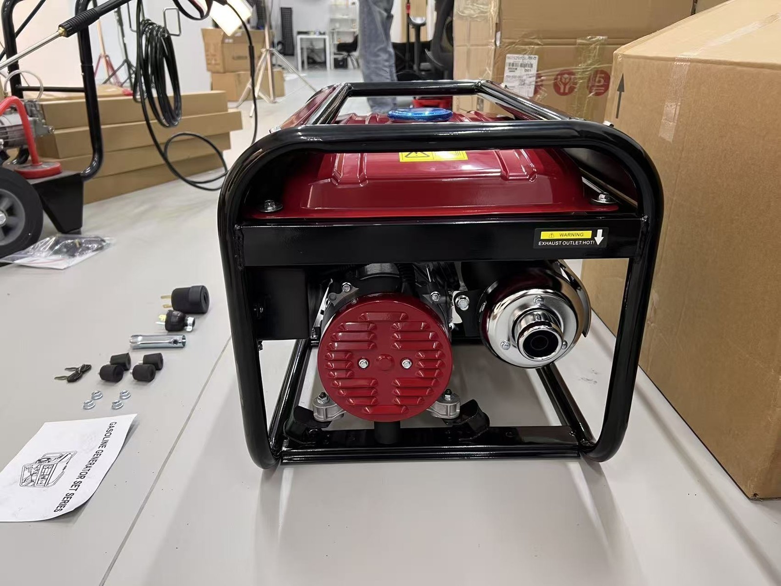 5000W Portable Generator Gas Powered 4 Stroke for Home Backup Construction